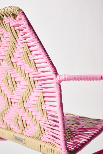 Dorothee Schumacher Handwoven chair rosada beige mix