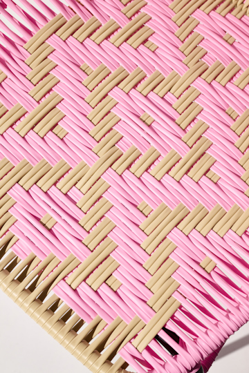 Dorothee Schumacher Handwoven chair rosada beige mix