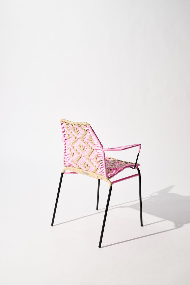 Dorothee Schumacher Handwoven chair rosada beige mix