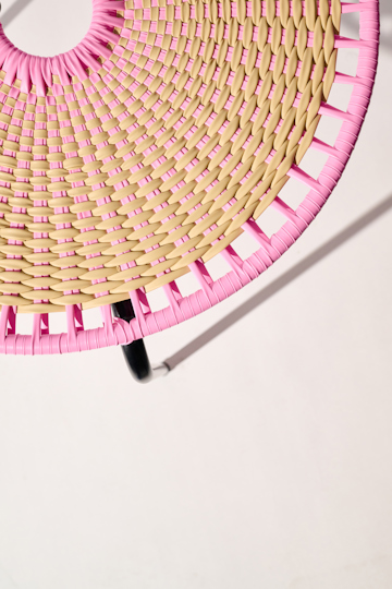 Dorothee Schumacher Handwoven small coffee table rosada beige mix