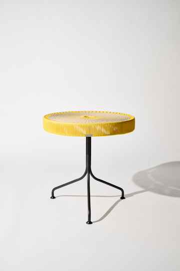 Dorothee Schumacher Handwoven dinner table amarillo beige mix