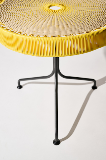 Dorothee Schumacher Handwoven dinner table amarillo beige mix