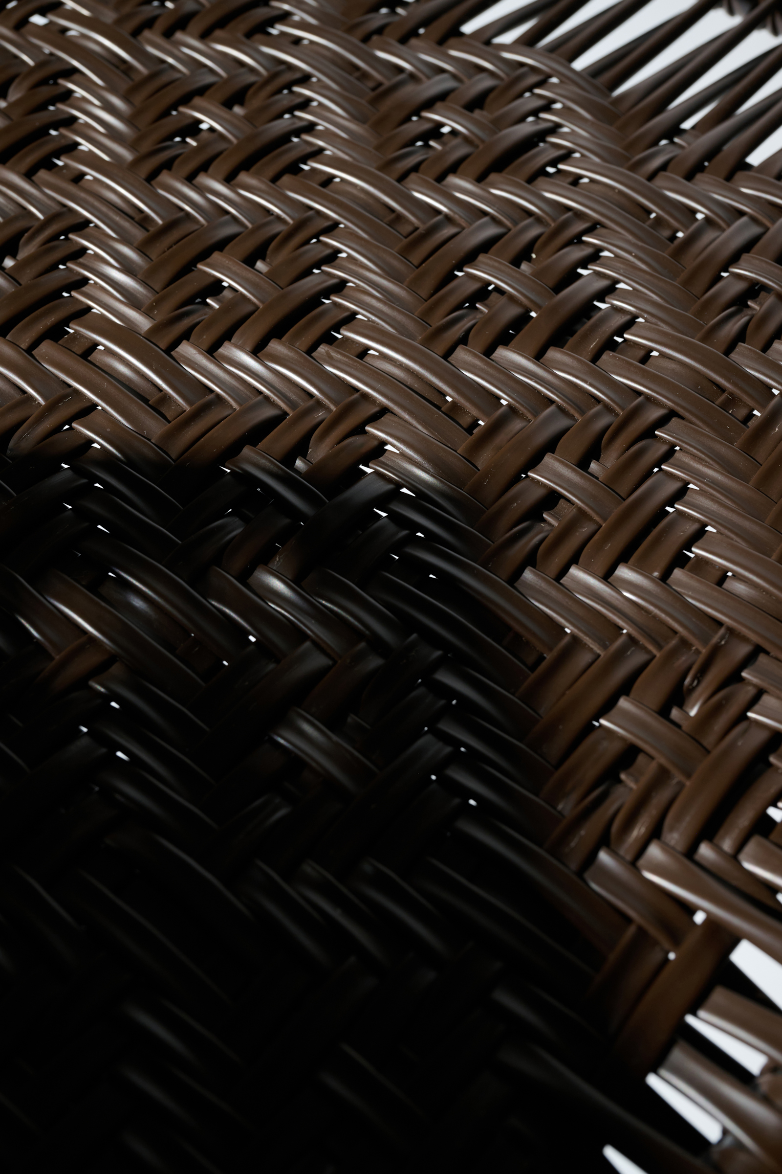 Dorothee Schumacher Handwoven stool chocolate