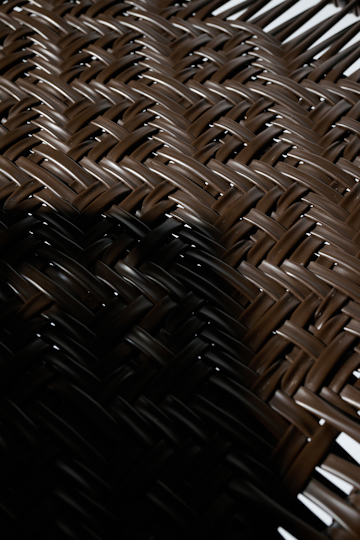 Dorothee Schumacher Handwoven stool chocolate