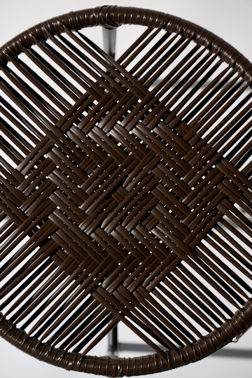 Dorothee Schumacher Handwoven stool chocolate