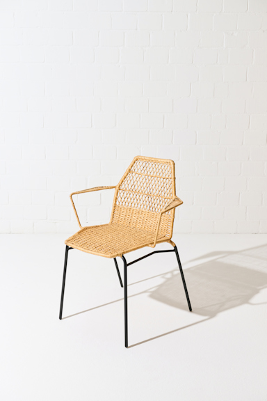 Dorothee Schumacher Handgeflochtener Indoor Stuhl mimbre