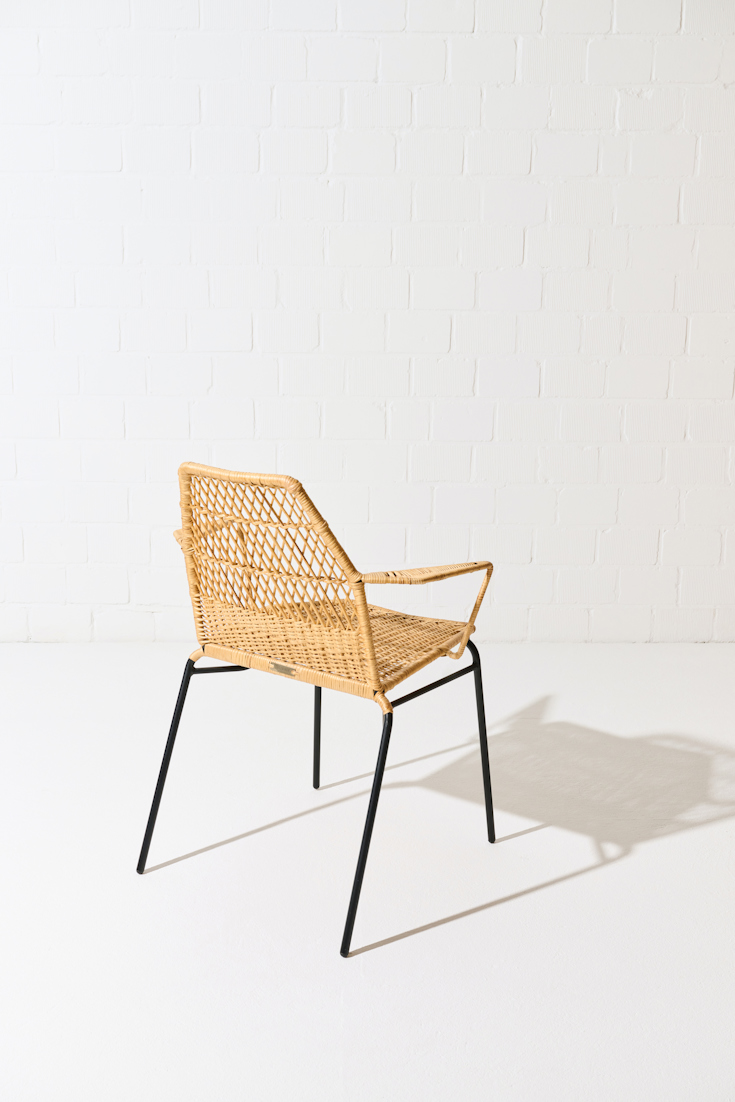 Dorothee Schumacher Handwoven indoor chair cordon cienaguero