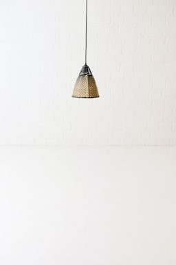 Dorothee Schumacher Hand-woven small lampshade black beige mix