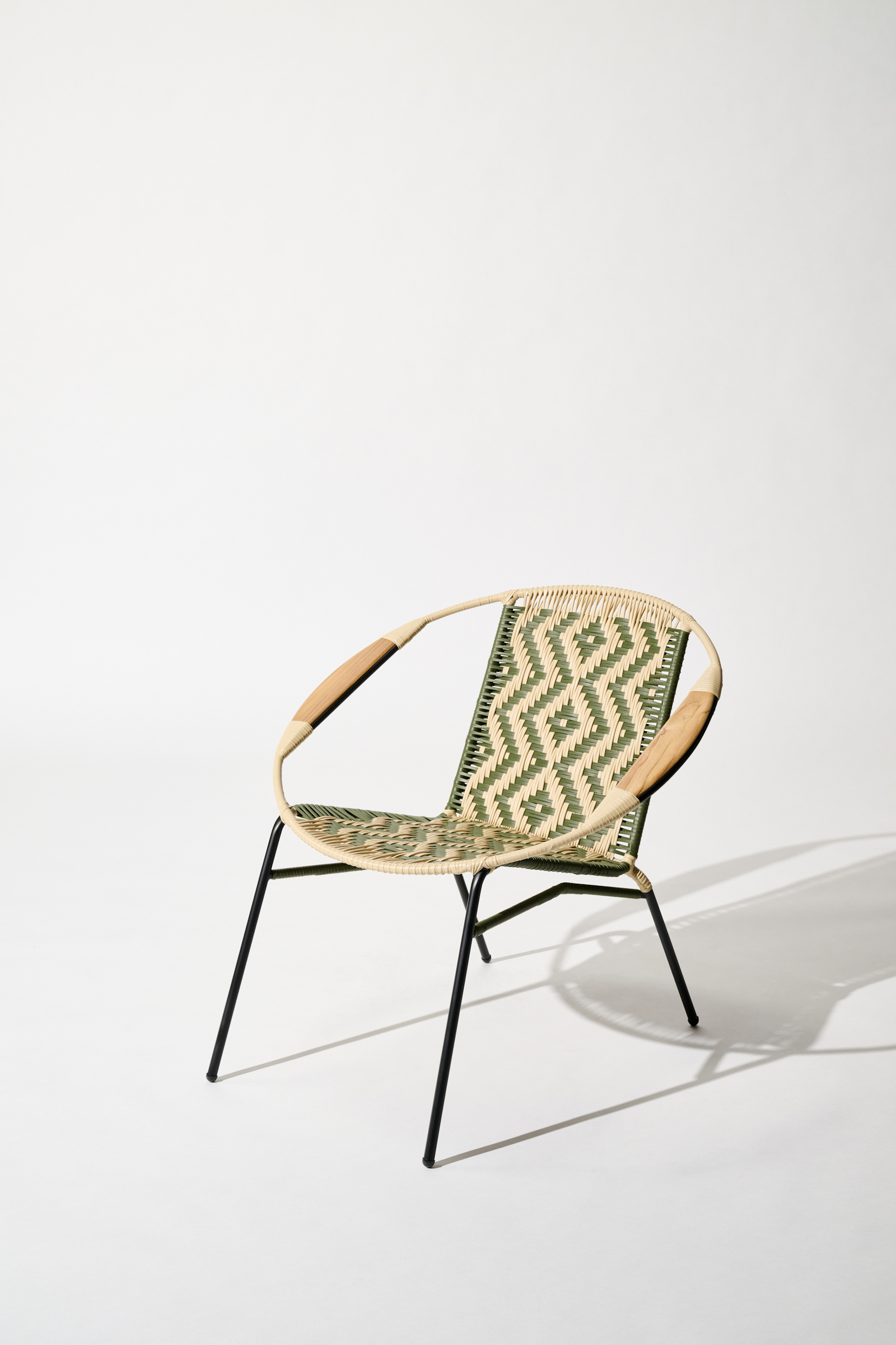 Dorothee Schumacher Handwoven chair verde militar