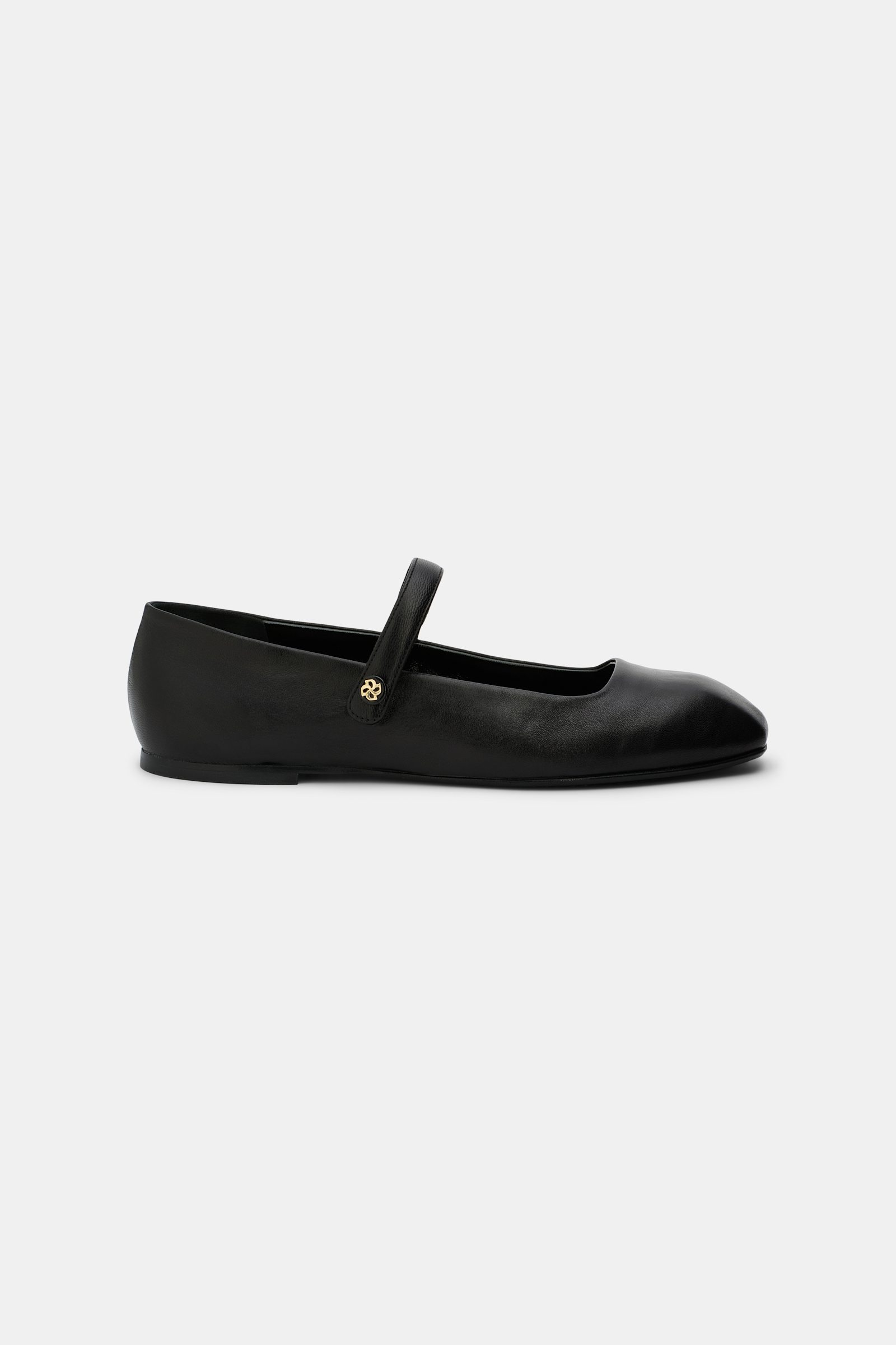 Dorothee Schumacher Mary-Jane Ballerinas mit D-Rose Detail pure black