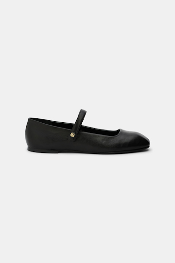 Dorothee Schumacher Square toe Mary-Janes pure black
