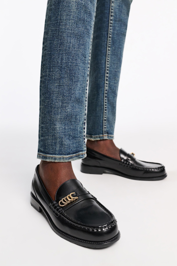 Dorothee Schumacher Loafers mit Signature D-Rings pure black