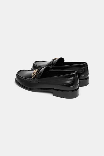 Dorothee Schumacher Loafers mit Signature D-Rings pure black