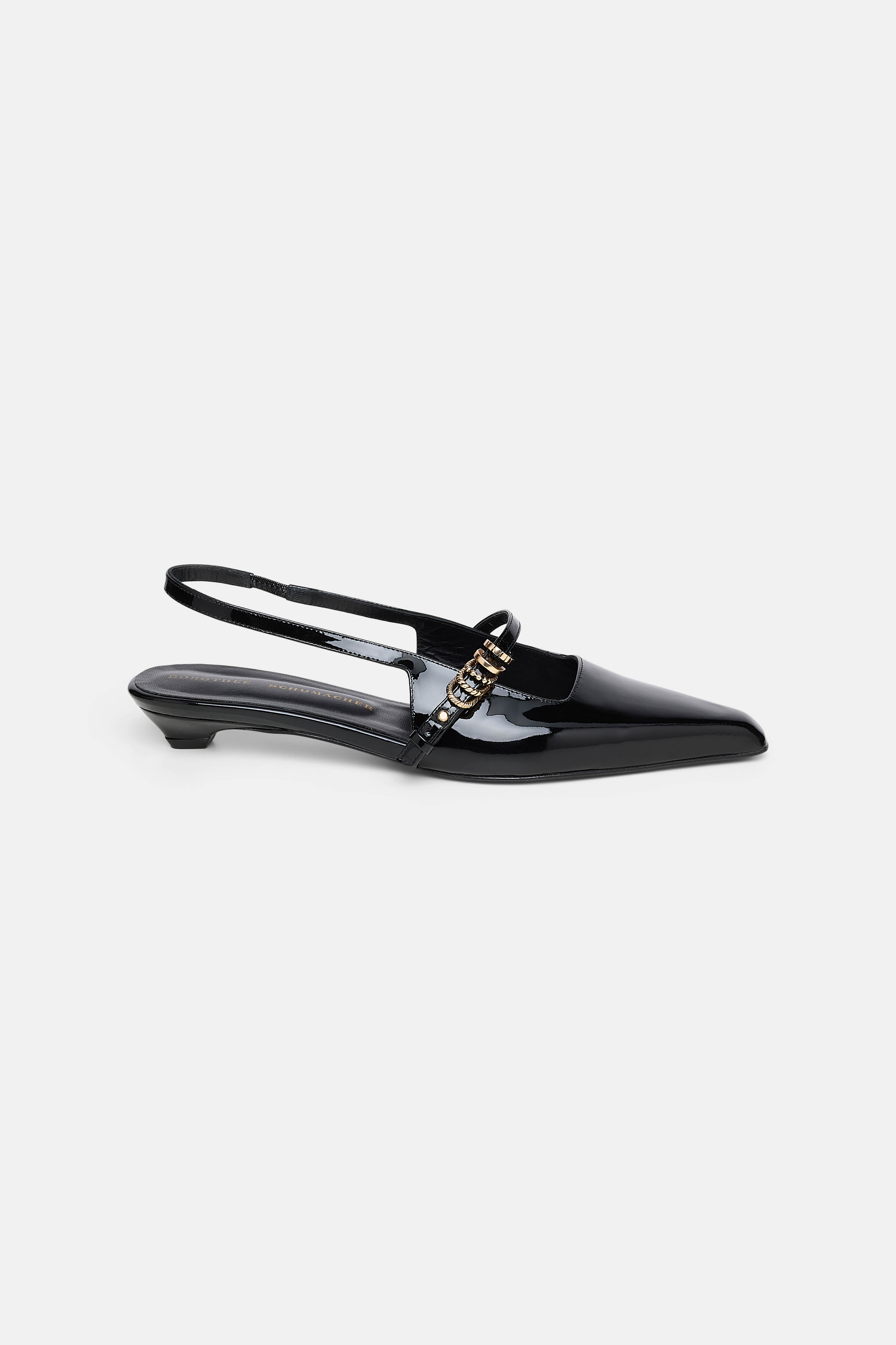 極上美品The Sole　PATTINA GLOSSY SHINE slingback flat | Dorothee Schumacher