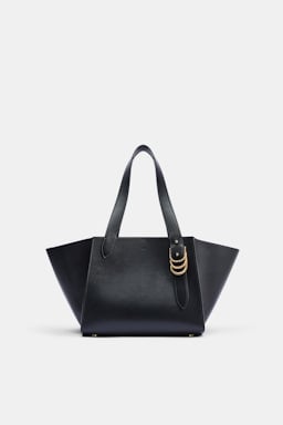 Dorothee Schumacher Horizontal tote bag in soft calf leather black