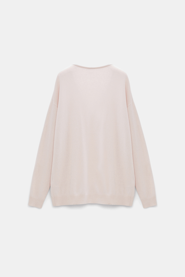 Dorothee Schumacher Cashmere V-neck sweater natural white