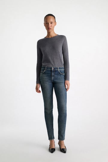 Dorothee Schumacher Rundhalspullover aus Kaschmir basalt grey