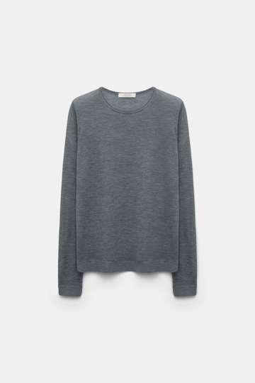 Dorothee Schumacher Rundhalspullover aus Kaschmir basalt grey