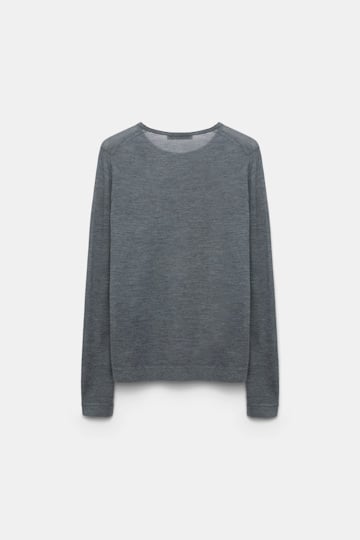 Dorothee Schumacher Rundhalspullover aus Kaschmir basalt grey