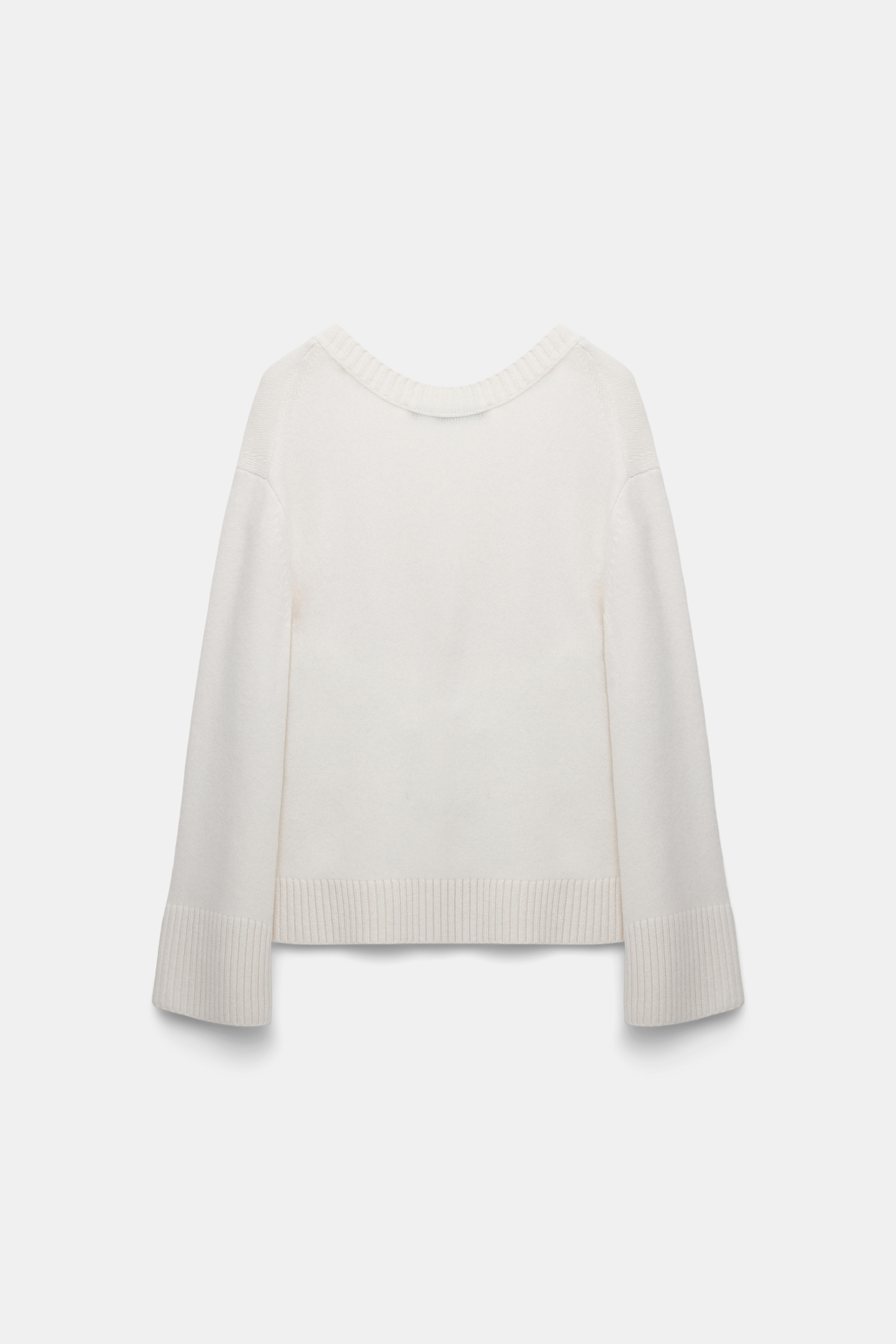 Dorothee Schumacher Soft cashmere-blend round neck cardigan lily white