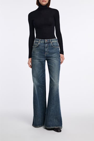 Dorothee Schumacher Rollkragenpullover aus Merino dark navy