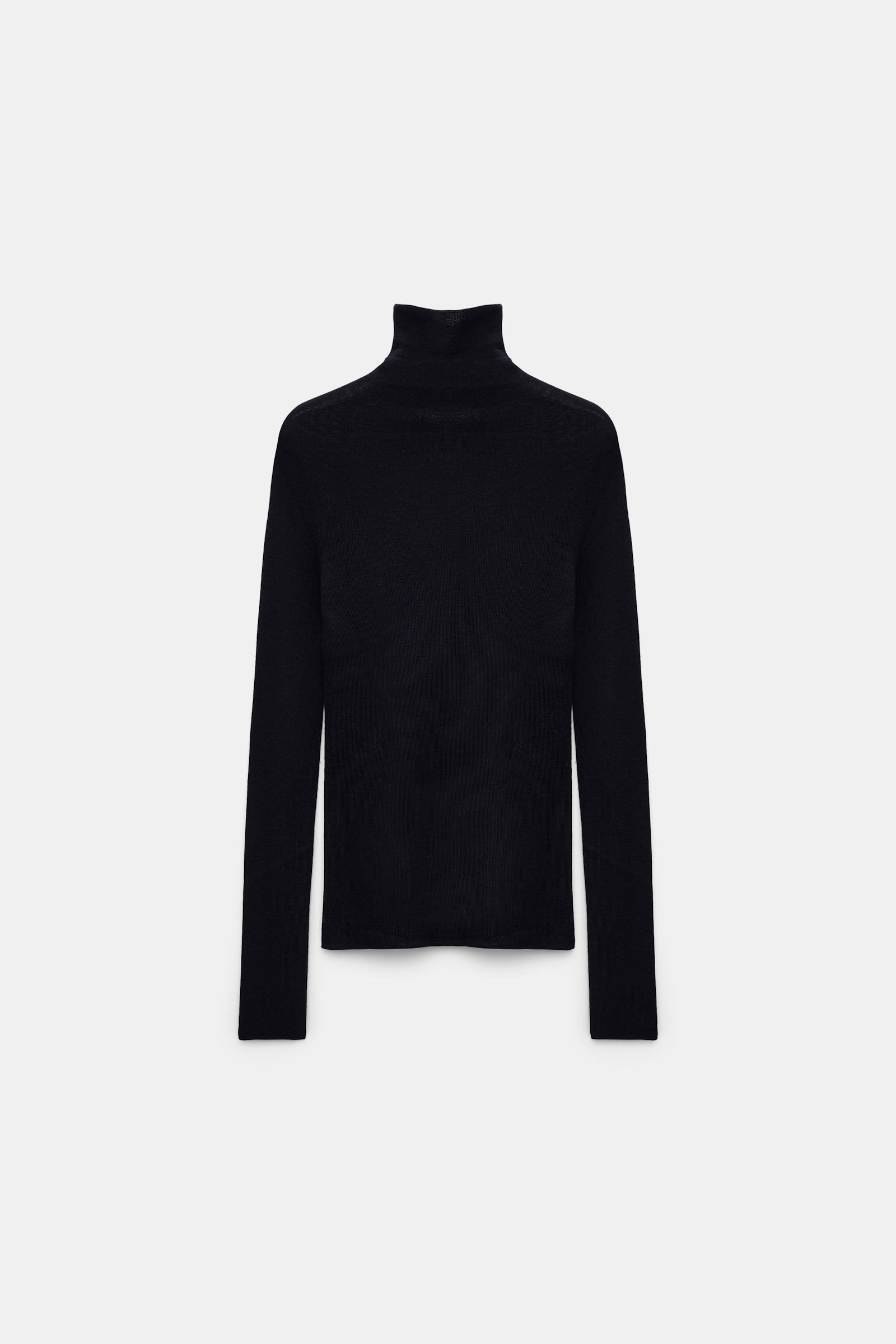 Dorothee Schumacher Seamless turtleneck pullover dark navy