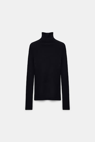 Dorothee Schumacher Rollkragenpullover aus Merino dark navy