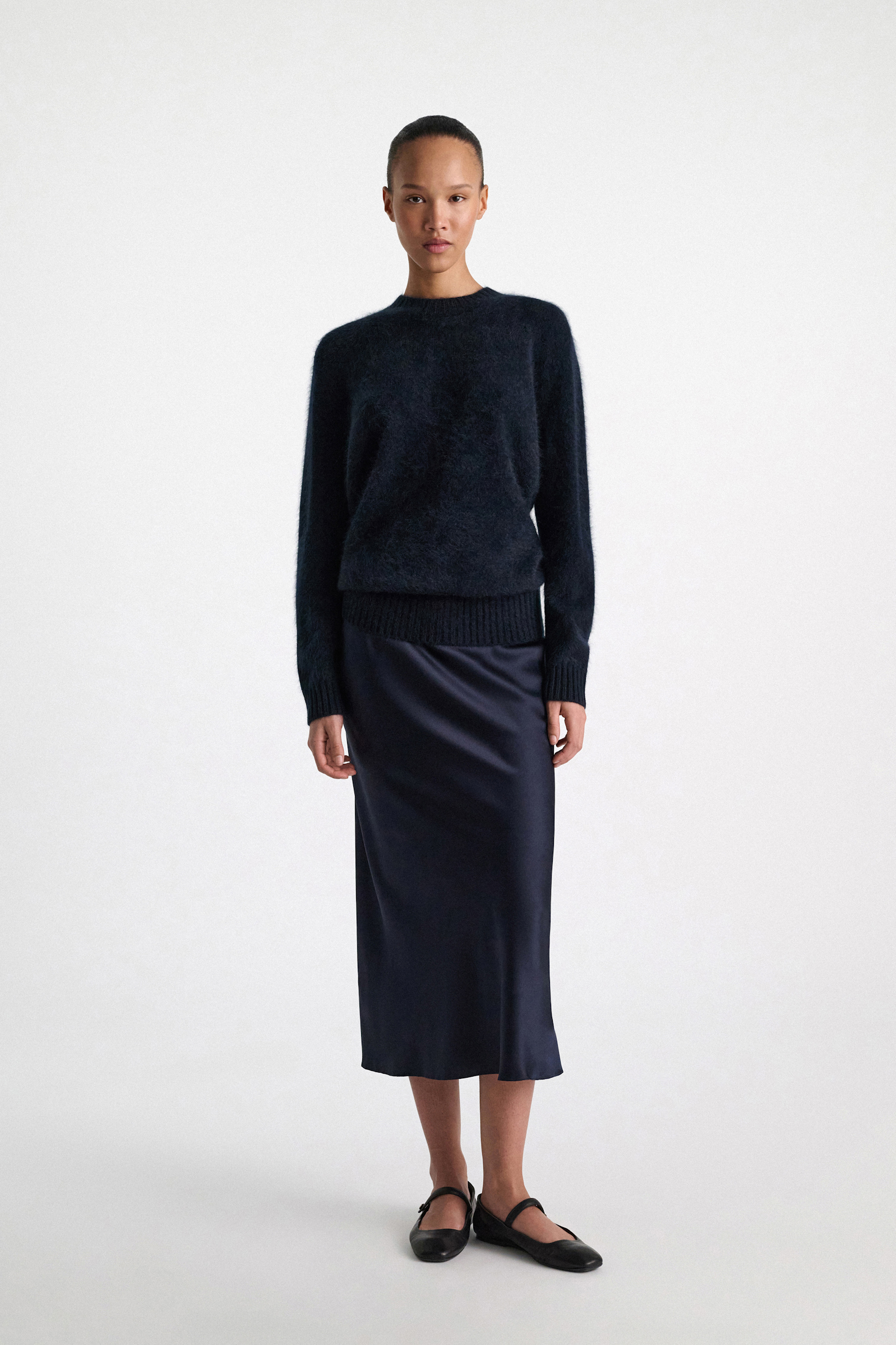 Dorothee Schumacher Merino-cashmere pullover dark navy