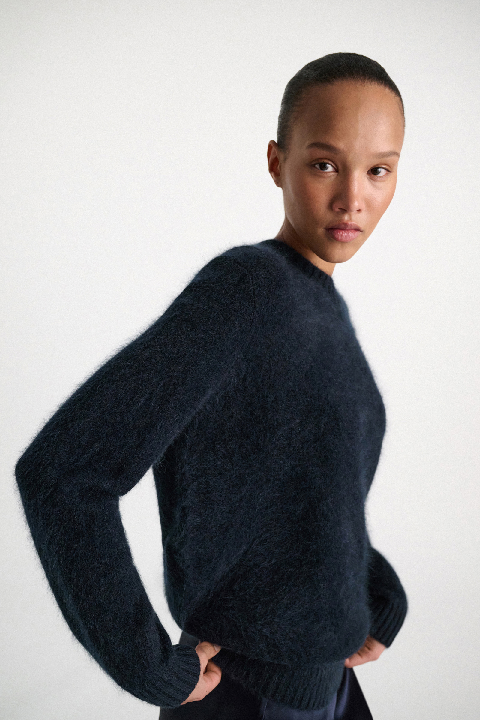 Dorothee Schumacher Merino-cashmere pullover dark navy