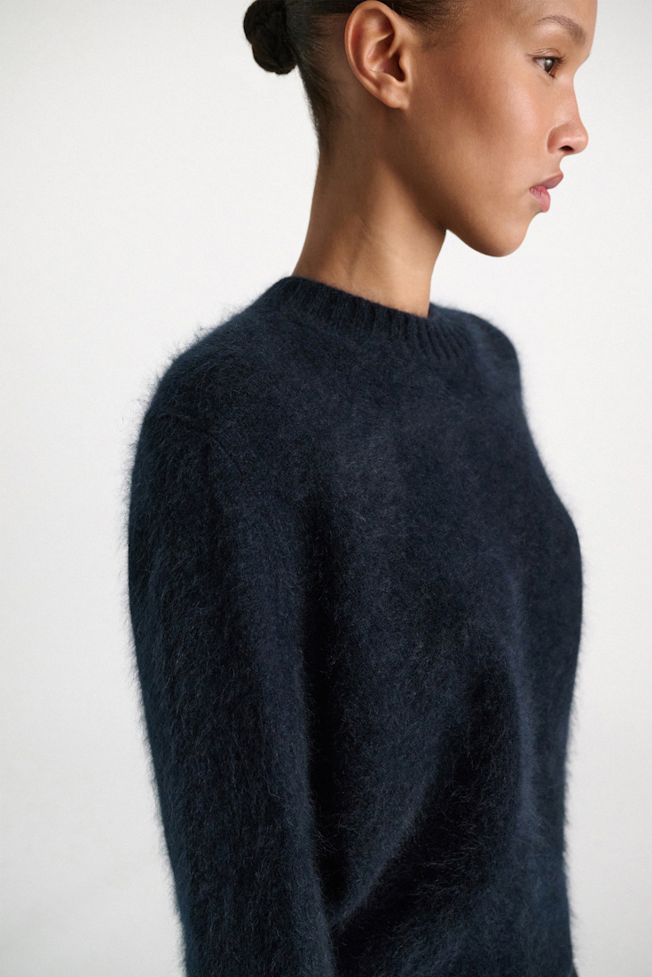 Dorothee Schumacher Merino-cashmere pullover dark navy