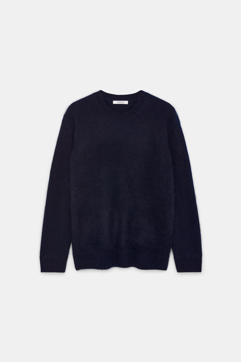 Dorothee Schumacher Women's Blue Merino-Cashmere Pullover Medium