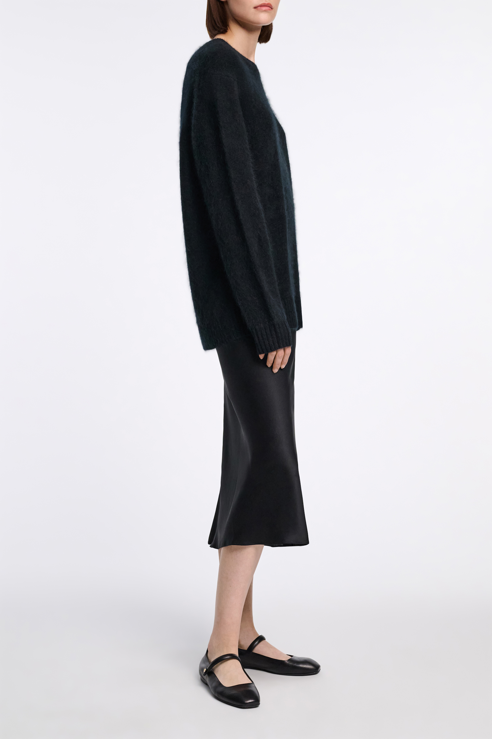 Dorothee Schumacher Merino-cashmere pullover pure black