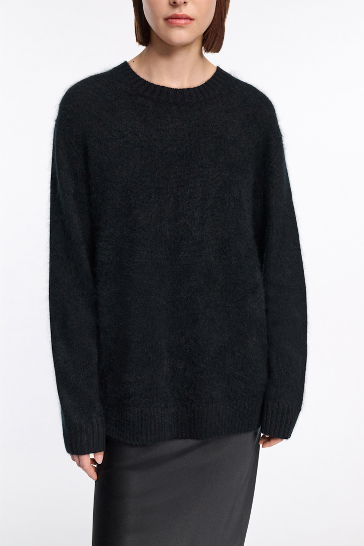 Dorothee Schumacher Merino-cashmere pullover pure black