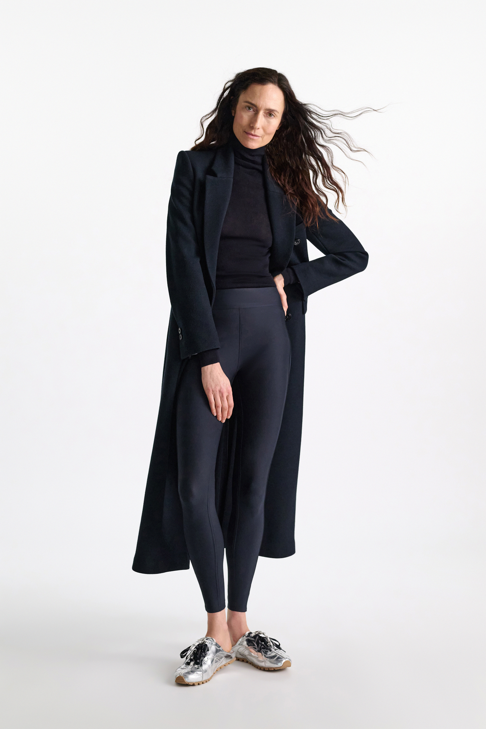 Dorothee Schumacher Leggings with side panels dark navy