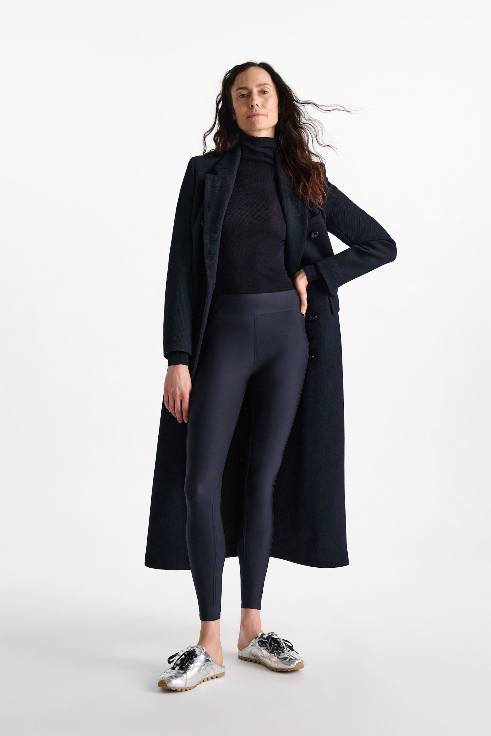 Dorothee Schumacher Leggings with side panels dark navy