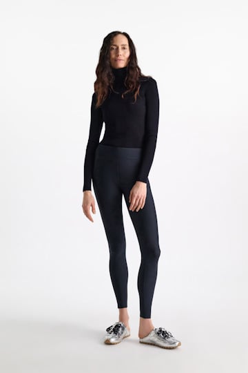 Dorothee Schumacher Leggings mit Seiteneinsatz dark navy