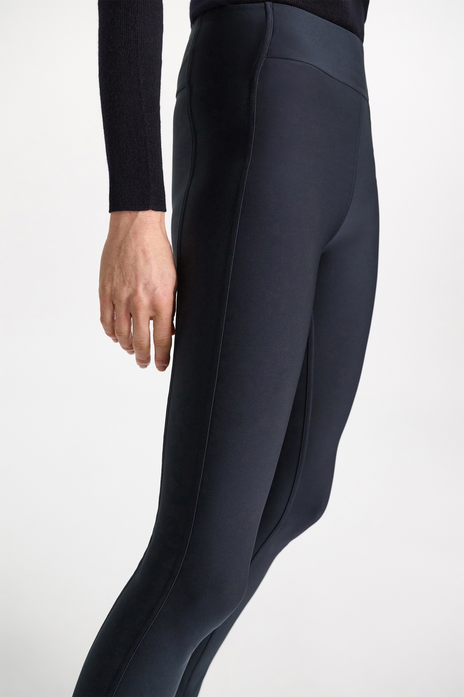 Dorothee Schumacher Leggings with side panels dark navy
