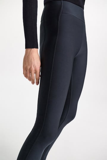 Dorothee Schumacher Leggings mit Seiteneinsatz dark navy