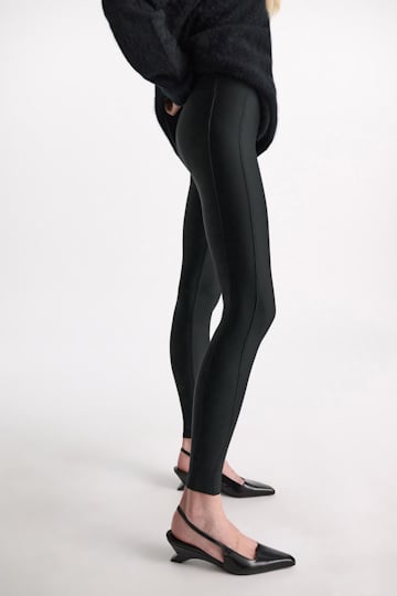 Dorothee Schumacher Leggings mit Seiteneinsatz pure black