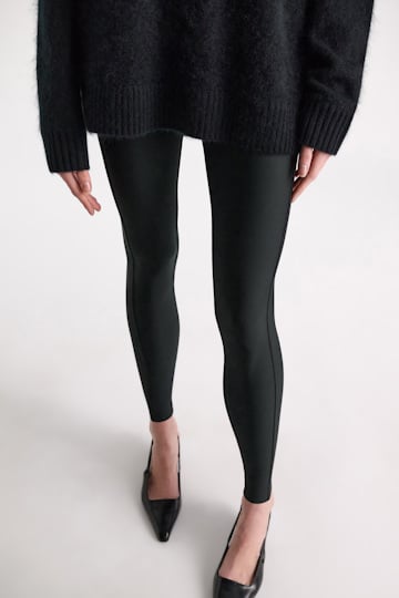 Dorothee Schumacher Leggings mit Seiteneinsatz pure black