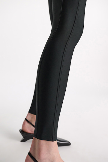 Dorothee Schumacher Leggings mit Seiteneinsatz pure black
