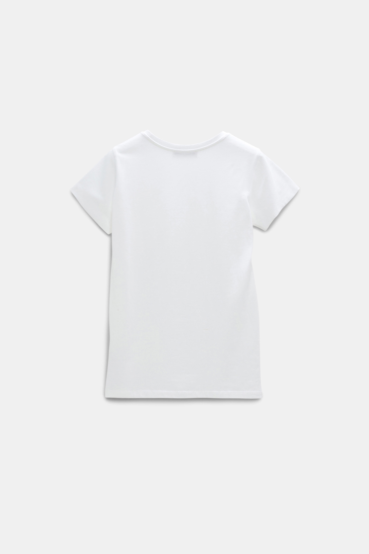 Dorothee Schumacher T-Shirt mit Rundhalsausschnitt camellia white