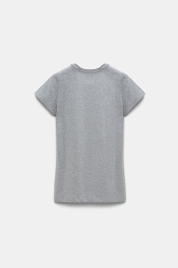Dorothee Schumacher T-Shirt mit Rundhalsausschnitt grey melange