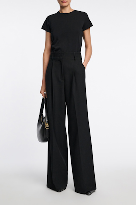 Dorothee Schumacher Classic cotton-jersey T-shirt pure black