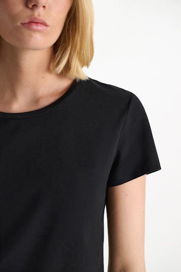 Dorothee Schumacher T-Shirt mit Rundhalsausschnitt pure black