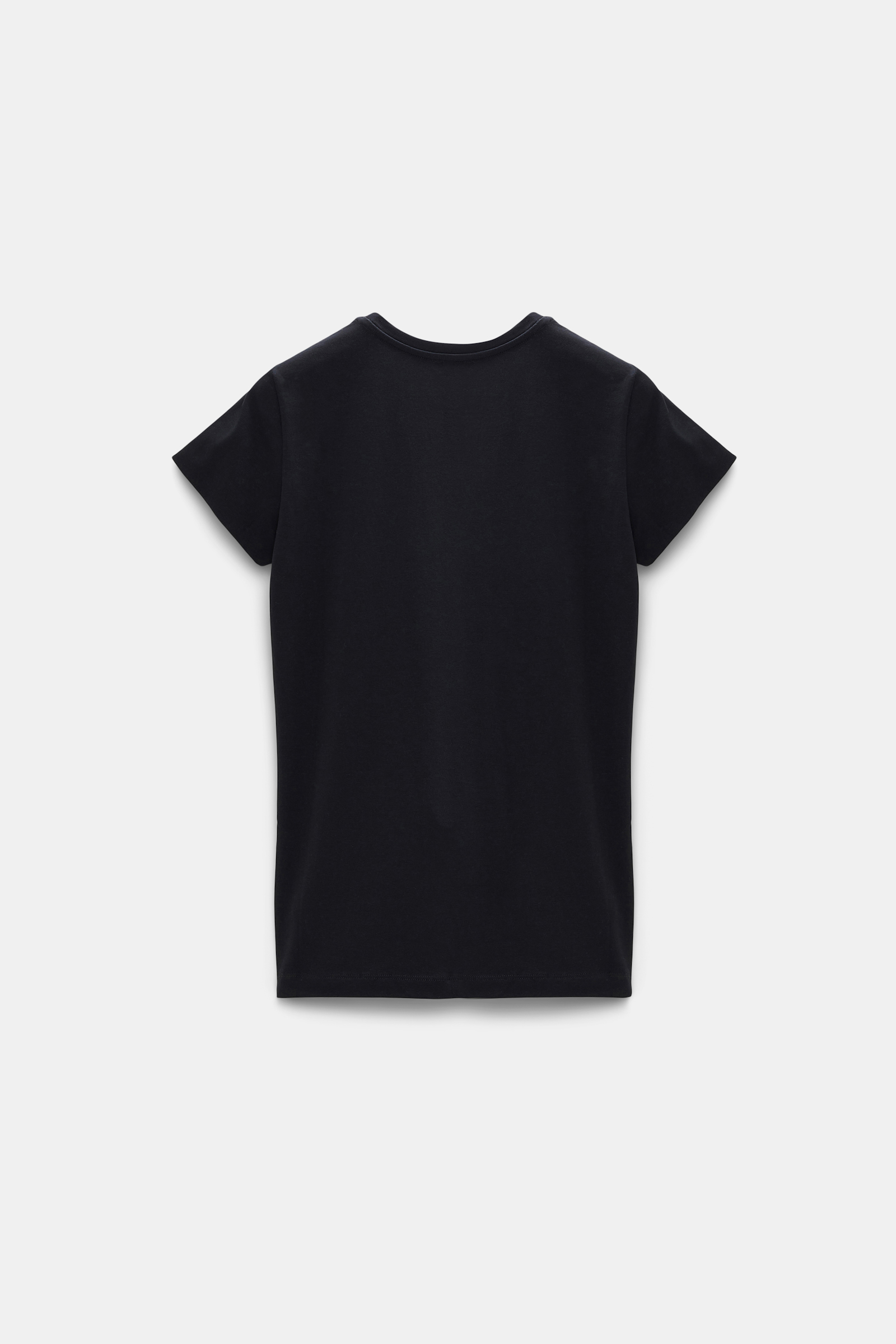 Dorothee Schumacher BASIC T-SHIRT IN COTTON JERSEY pure black