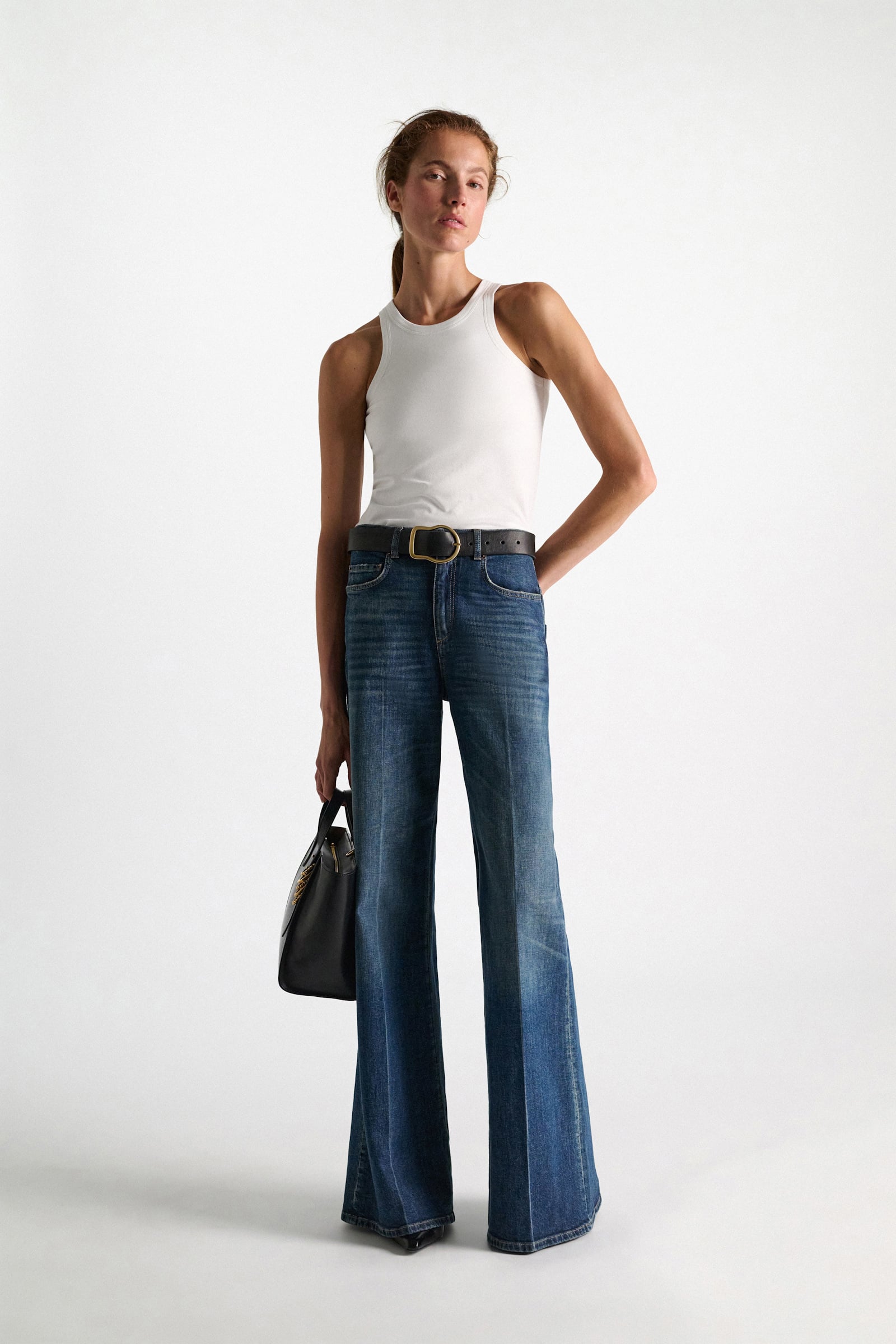Dorothee Schumacher Tanktop aus Stretch-Baumwolle camellia white
