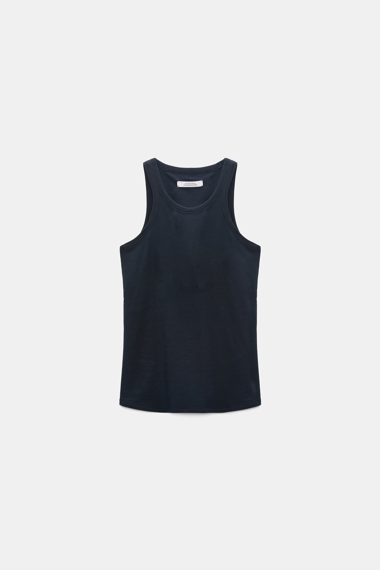 Dorothee Schumacher Tanktop aus Stretch-Baumwolle true navy