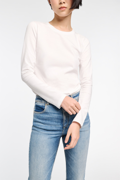 Dorothee Schumacher Long sleeve camellia white