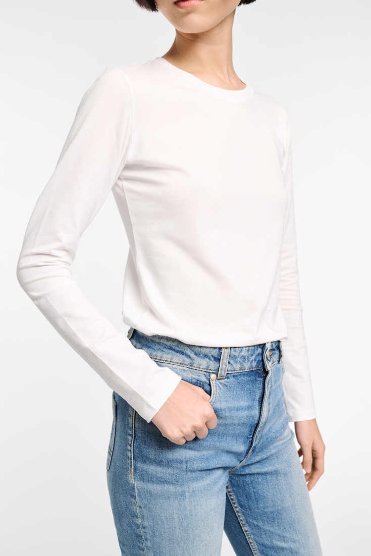 Dorothee Schumacher Langarmshirt camellia white